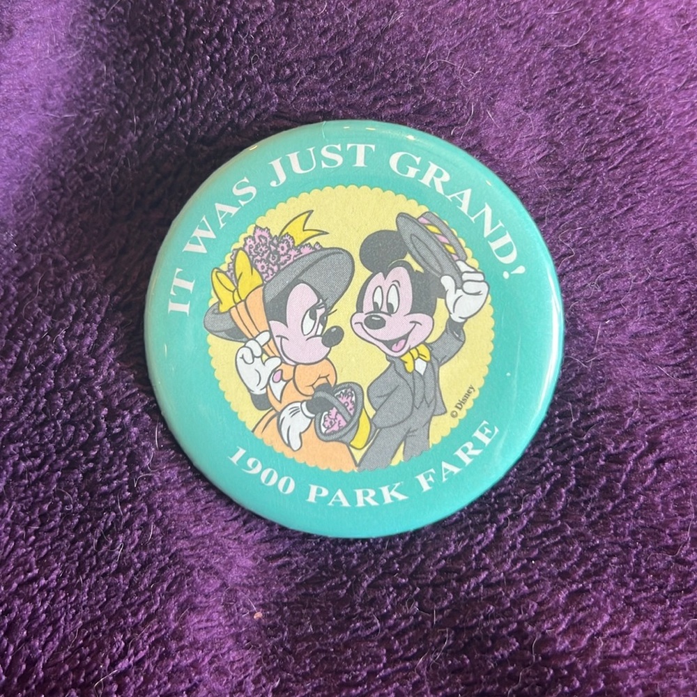 Disney Grand Floridian 1900 Park Fare Button